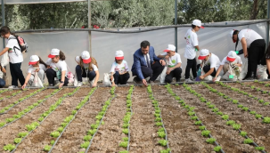 Lider çocuk tarım kampı düzenlendi