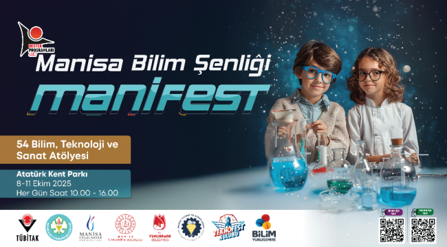 "MANİFEST Bilim Şenliği" başlıyor