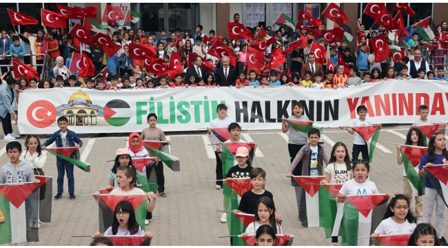 Manisa'da tüm okullarda "Filistin farkındalık etkinlikleri" düzenlendi