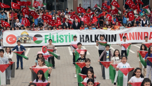 Manisa'da tüm okullarda "Filistin farkındalık etkinlikleri" düzenlendi