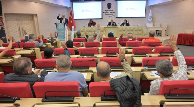 Manisa kent konseyi, seçimsiz olağan genel kurul toplantısı yapıldı