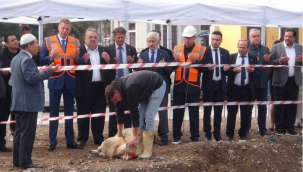 Manisa ticaret borsasının yeni bina temeli atıldı