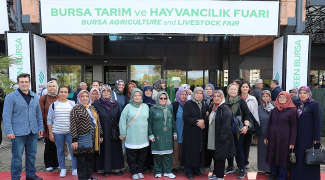 Manisalı kadın çiftçiler Bursa tarım fuarında