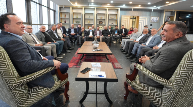 Muhtarlar başkan Dutlulu'ya mahalle sorunlarını aktardı