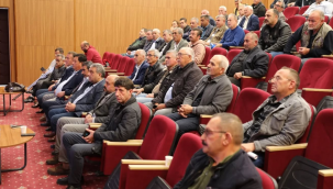 Muhtarlara' tarım sayımı ve Tükas bilgilendirme' toplantısı" 