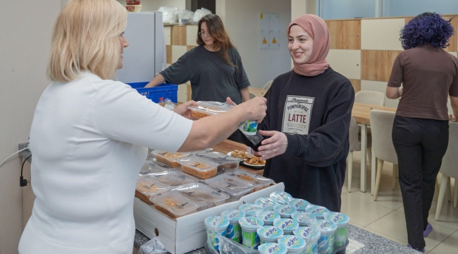 Örnek köy sosyal tesisi, üniversiteli kız öğrencilere barıma için açıldı