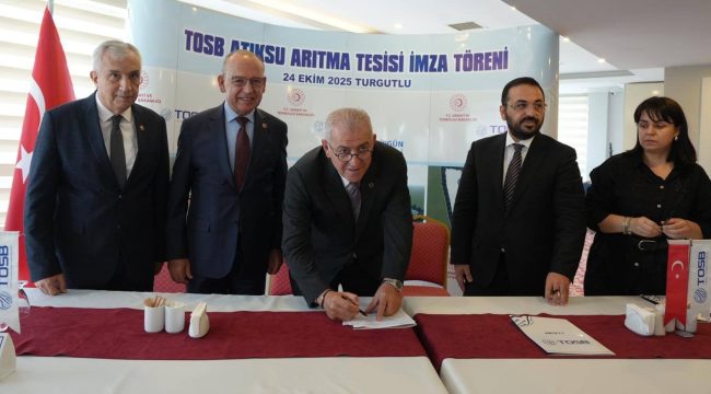 OSB atık su arıtma tesisi imza töreni