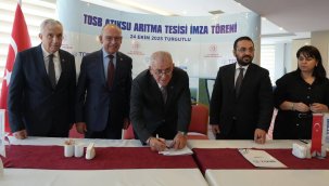 OSB atık su arıtma tesisi imza töreni