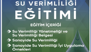 OSB'de sanayide su verimliliği konulu eğitim 