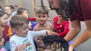 Salihli belediyesinden miniklere hayvan sevgisi eğitimi