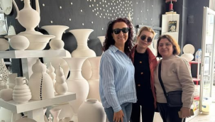 Salihli Tülin sanat atölyesi yöneticileri Kütahya'da