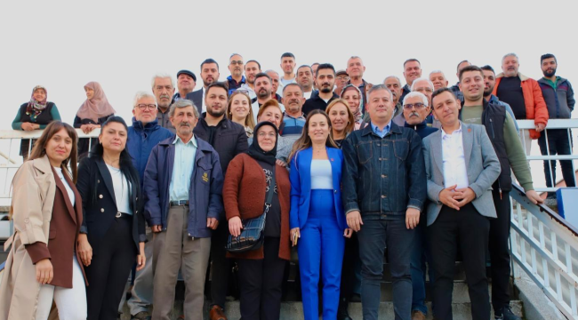 Seçim öncesi başkan Özalper 5 ilçeyi ziyaret etti