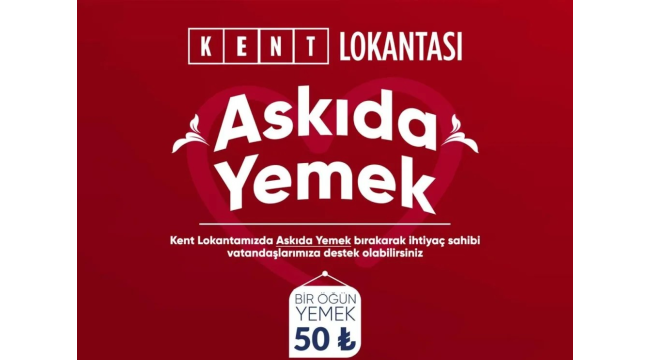 Turgutlu'da belediye 'askıda yemek' uygulaması başlattı