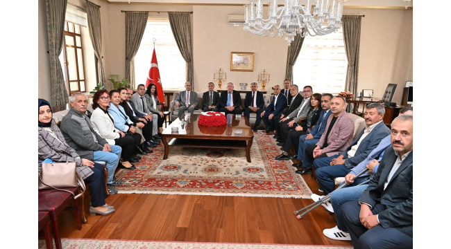 Vali Özkan muhtarlarımızı misafir etti