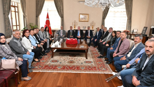 Vali Özkan muhtarlarımızı misafir etti