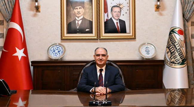 Vali Vahdettin Özkan'ın 29 Ekim Cumhuriyet bayramı mesajı