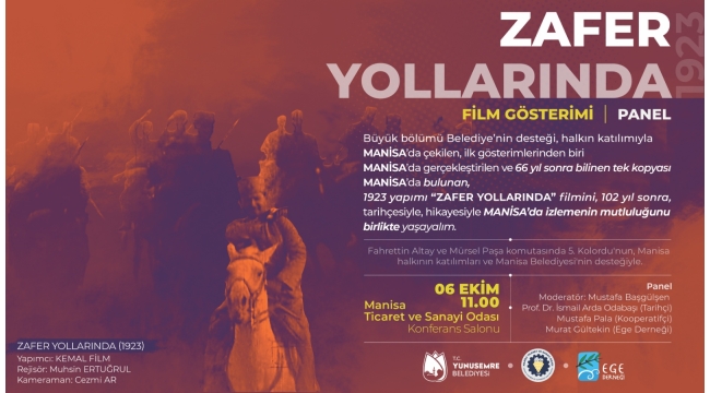 "Zafer yollarında"flim gösterimi