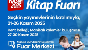 8.Manisa kitap fuarı başlıyor!