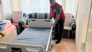 Akhisar'da yaşlılara hasta yatağı hizmeti