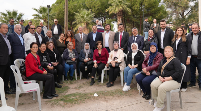 AKP il başkanı Turgut yağmur duasına katıldı