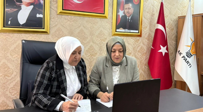 AKP kadın kollarında online toplantısı