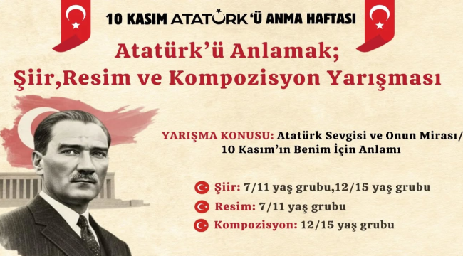 Alaşehir belediyesi şiir,resim ve kompozisyon y düzenlediarışması 