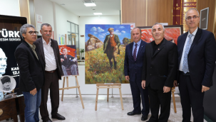 Atatürk sergisinde Manisalı 18 sanatçının 30 eserinin yer aldı