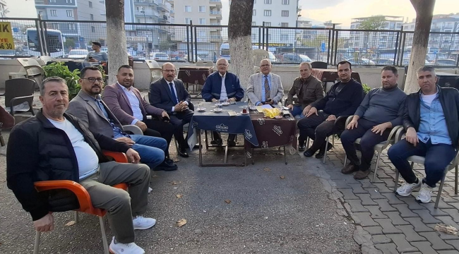 Başkan Akyüz, başkan Kırlı ile bir araya geldi