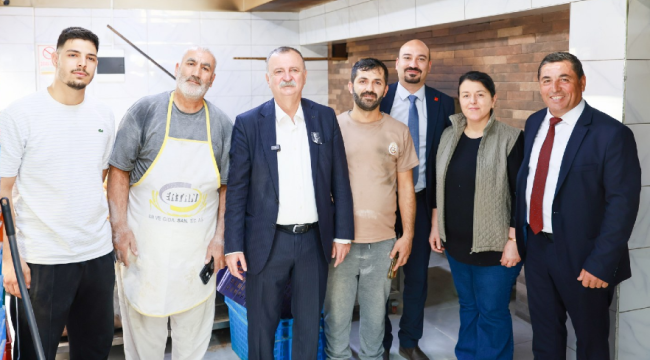 Başkan Balaban Yenimahalle'de esnaf ziyaretine çıktı