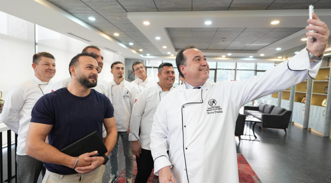 Başkan Dutlulu Manisa magnesia gastronomi ve aşçılar derneği yönetimiyle buluştu