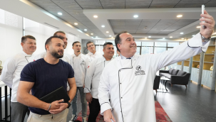 Başkan Dutlulu Manisa magnesia gastronomi ve aşçılar derneği yönetimiyle buluştu