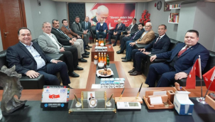 Başkan Dutlulu MHP il yönetimini ziyaret etti