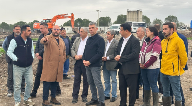 Başkan Okur şandiyeleri gezdi