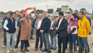 Başkan Okur şandiyeleri gezdi