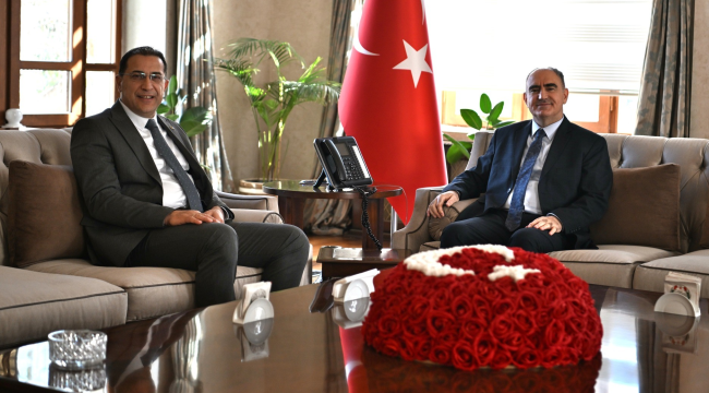 Başkan Turgut vali Özkan'ı ziyaret etti