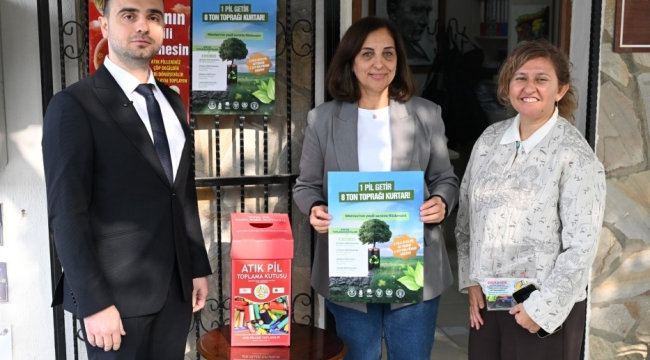 Büyükşehir atık pil toplama kampanyası başlattı