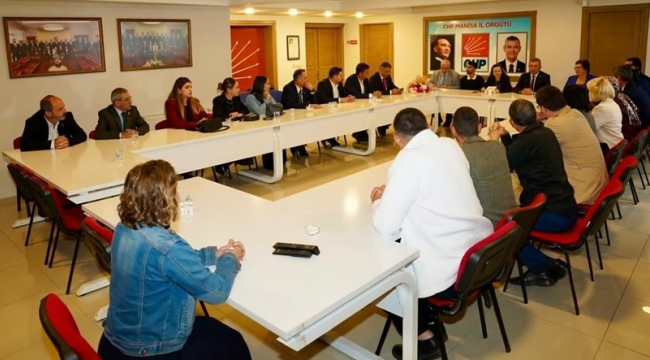 CHP il yönetimine tebrik ziyareti