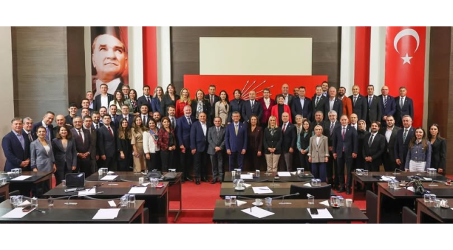 CHP Lideri Özel son parti meclisi toplantımıza başkanlık etti