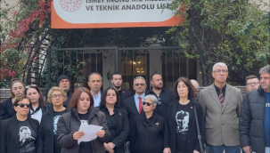 CHP'liler okulların 10 kasımda kapatılmasını protesto etti