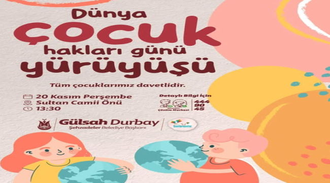 Çocuklar hakları için yürüyor!