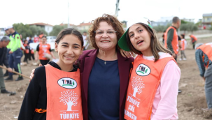 Didim'de fidanlar toprakla buluştu