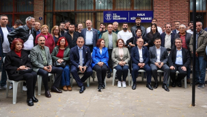 Didim Merkez Park'ın tahliye kütüphanenin kapatılması protesto edildi