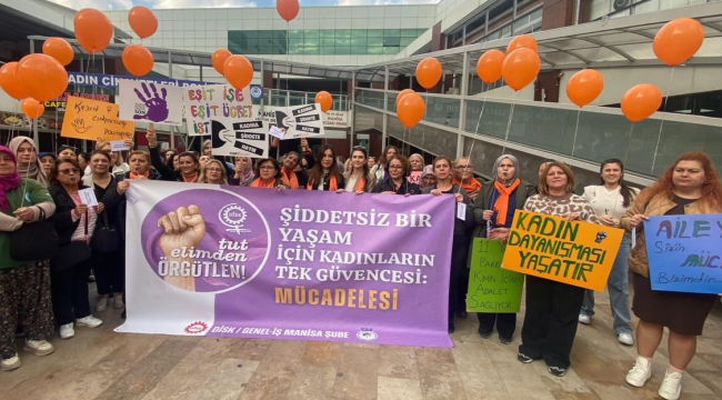 Disk Manisa şubesi tarafından düzenlenen panele CHP'li kadınlarda destek verdi