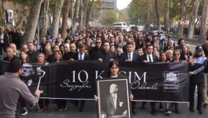 Dolmabahçe'ye saygı yürüyüşü! 