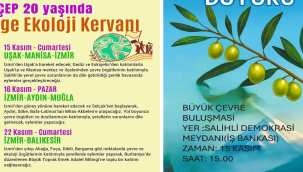 "Ege ekoloji kervanı"büyük çevre buluşması Salihli'de yapılacak