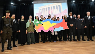 Gençler'sönmeyen ışık'la Atatürk'ü anlattı 