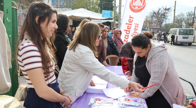 Kadınlara şiddete karşı bilgilendirici broşür ve kitapçıklar dağıtıldı