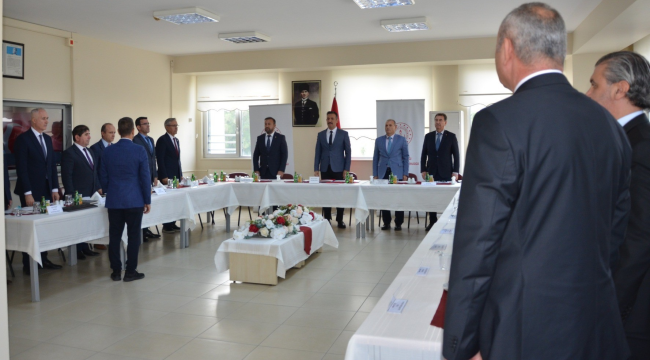 Kasım ayı ilçe milli eğitim müdürleri toplantısı yapıldı