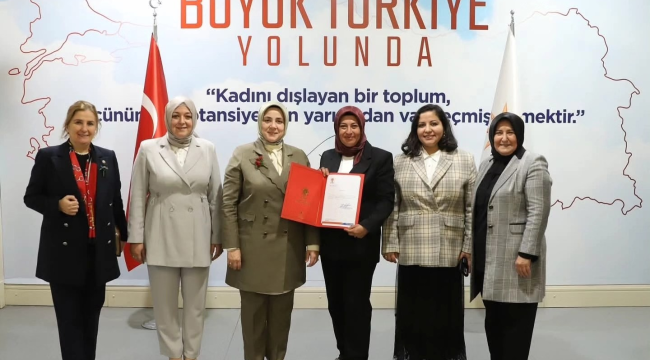 Köprübaşı AKP ilçe kadın kolları başkanlığına Sevilay Türkyılmaz atandı