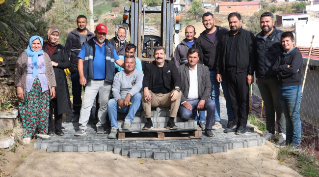 Kula'da taş döşenmedik sokak kalmadı